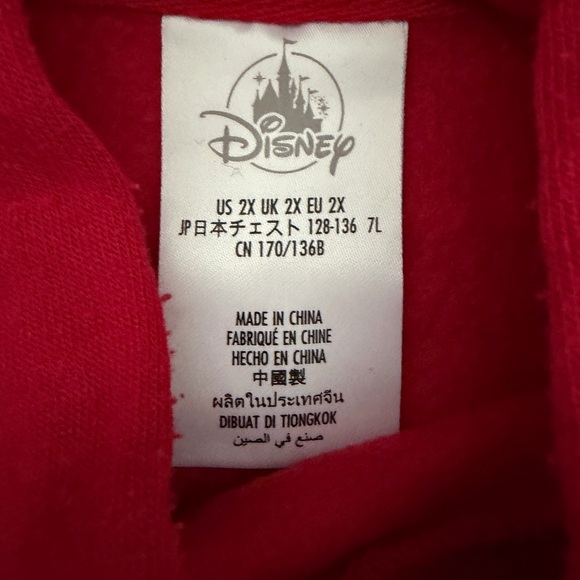 Disney Santa Paws Red Hoodie - Picture 3 of 4